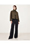 Cotton Wide Shirt Collar Long Sleeve Jacket