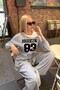 Asymmetric Athlete Detail Sweatshirt - 4