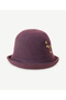 Beadwork Detailed Wool Hat