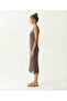 Loose Crew Neck Sleeveless Dress - 4