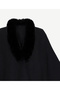 Fur Collar Poncho - 2
