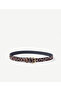 Leopard Printed Velvet Trouser Belt - 3