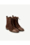 Suede Flat Maskaret Boots - 2
