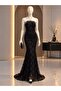 Black Lace and Pearls Evening Dress 583401 - 5