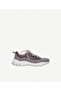 Thick Sole Parachute Fabric Decorated Suede Sports Shoes