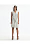 Pocket Detailed Belted Above Knee Dress