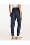 Flannel Pocket High Waist Slim Fit Trousers - 4