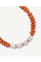 Pearl Detailed Resin Necklace - 2
