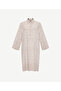 Shirt Collar Long Sleeve Short Dress - 5
