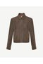 Straight Cut Suede Jacket - 5
