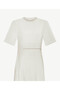 Straight Crew Neck Short Sleeve Dress - 5