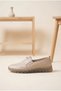 Women's Laser Perforated Air-Permeable Orthopedic Sole Casual Shoes Comfortable Mother's Shoes Lightweight Ballet Sneakers - 2