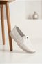 Women's Laser Perforated Air-Permeable Orthopedic Sole Casual Shoes Comfortable Mother's Shoes Lightweight Ballet Sneakers - 2