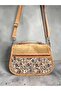 Authentic Patterned Suede Cover Hand and Shoulder Bag - 3