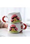 Relief Pattern 15 Different Models 2-Piece Mug, Hand-Crafted, 2D 360 Degree Patterned