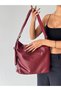Women's Functional Soft Leather Shoulder and Backpack School Bag Daily Bag (Height 30 cm Width 36 cm) - 8