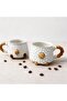 Relief Pattern 15 Different Models 2-Piece Mug, Hand-Crafted, 2D 360 Degree Patterned - 4