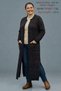 Knitwear Women's Plus Size Wool Warm Winter Mom Long Zippered Cardigan - 120 Cm. Angora Textured Beard Yip Yumuş Soft Top Coat - 5