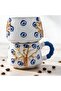 Relief Pattern 15 Different Models 2-Piece Mug, Hand-Crafted, 2D 360 Degree Patterned - 2