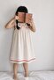 Muslin Embroidered Dress 2-5 Years Natural