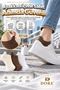 Original Unisex 3-Pair Comfort Model Premium Cotton Sweat-Absorbent & Breathable Seamless Non-Pressing Shoes Non-Bumping 4-Season Comfort All Day Long Ankle-Length Sports Shoes Sneaker Booties Socks - 7
