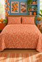 Leaf Patterned Bedspread 200X220 Double Pique Set