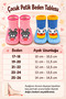 2-Piece Non-Slip Leather Sole (Star Fairy-Pompom Rabbit) Comfortable Baby Kids Sandals Socks Booties Slippers Home Kindergarten Shoes - 5