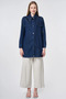 Denim Jacket with Flap Pockets Indigo - 3