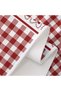 2pcs 2-Pack, Simple Red and White Plaid Heart-Shaped Kitchen Towels, Suitable for Cooking and Baking - 4