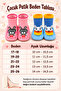 Yıldız Perisi Non-Slip Leather Sole Pink-White Comfortable Baby Kids Sandal Sock Socks Booties Slippers Home Kindergarten Shoes - 4