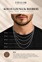 Círathor Gurmet Stainless Steel, Blue Natural Stone Men's Necklace - 4