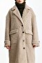 Ninova Teddy Beige Oversize Long Coat - 4