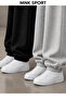 Mnk Sport Black Gray Unisex Jogger Sweatpants - 7