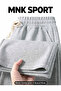 2 Pcs Sweatpants Plain Black Gray Wide Leg Comfortable Fit Sweatpants, Sweatpants - 7