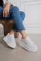 Kcl-193 Thick Sole Lace-Up Sports Shoes