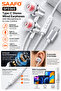 SF0365 Type-C Stereo Wired Earphones with Microphone & In-Line Control - Black - 2