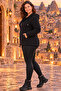 Women's Plus Size Warm Fleece Hooded Zipper Sweatshirt - 5