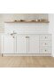 Mussel Gold 64 mm Handle Luxury Country Kitchen Furniture Cabinet Drawer Handle - 2