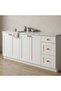 Mussel Rose Button Handle Luxury Country Kitchen Furniture Cabinet Drawer Handle 35 mm Diameter - 4