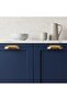 Mussel Gold 160 mm Handle Luxury Country Kitchen Furniture Cabinet Drawer Handle - 2
