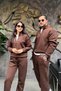 Men's 3 Thread Yarn Embroidered Sweatshirt with Stand Collar and Half Zipper Sun208 - 2