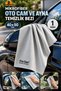 Gray microfiber auto glass and mirror cleaning cloth 40*50 microfiber magic cloth 1 piece