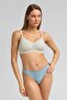 Striped detail ghost bra ecru - 2