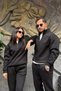 Men's 3 Thread Yarn Embroidered Sweatshirt with Stand Collar and Half Zipper Sun208 - 5