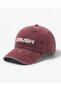 Crush Embroidered Cotton Washable Hat / Crush Embroidered Casual Adjustable Cotton Distressed Washed Style Hat - 2