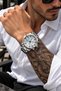 Spolo Brand Silver Color Men Wrist Watch with Bracelet Gift - 3
