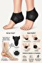 2Pcs Silicone Fabric Heel Sock for Heel Pain Heel Spur Heel Pain Callus Cracked Heel - 2