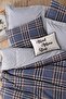 Fitted Sheet Duvet Cover Set Double Nordic Style Gray - 2