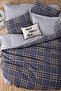 Fitted Sheet Duvet Cover Set Double Nordic Style Gray