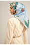 Floral Print Pure Silk Twill Scarf 9337D 50 - 2